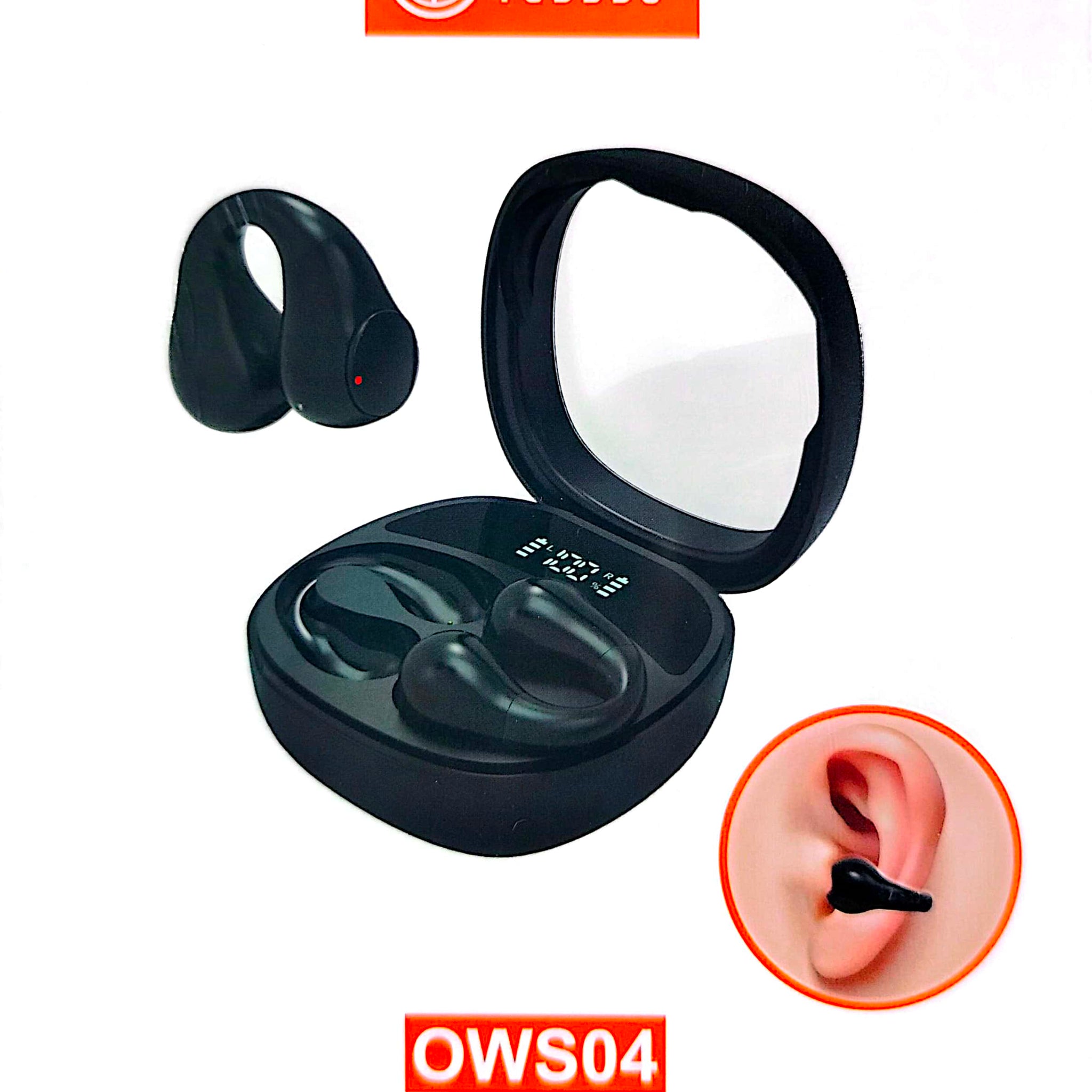 OWS04 earbuds with in ear design