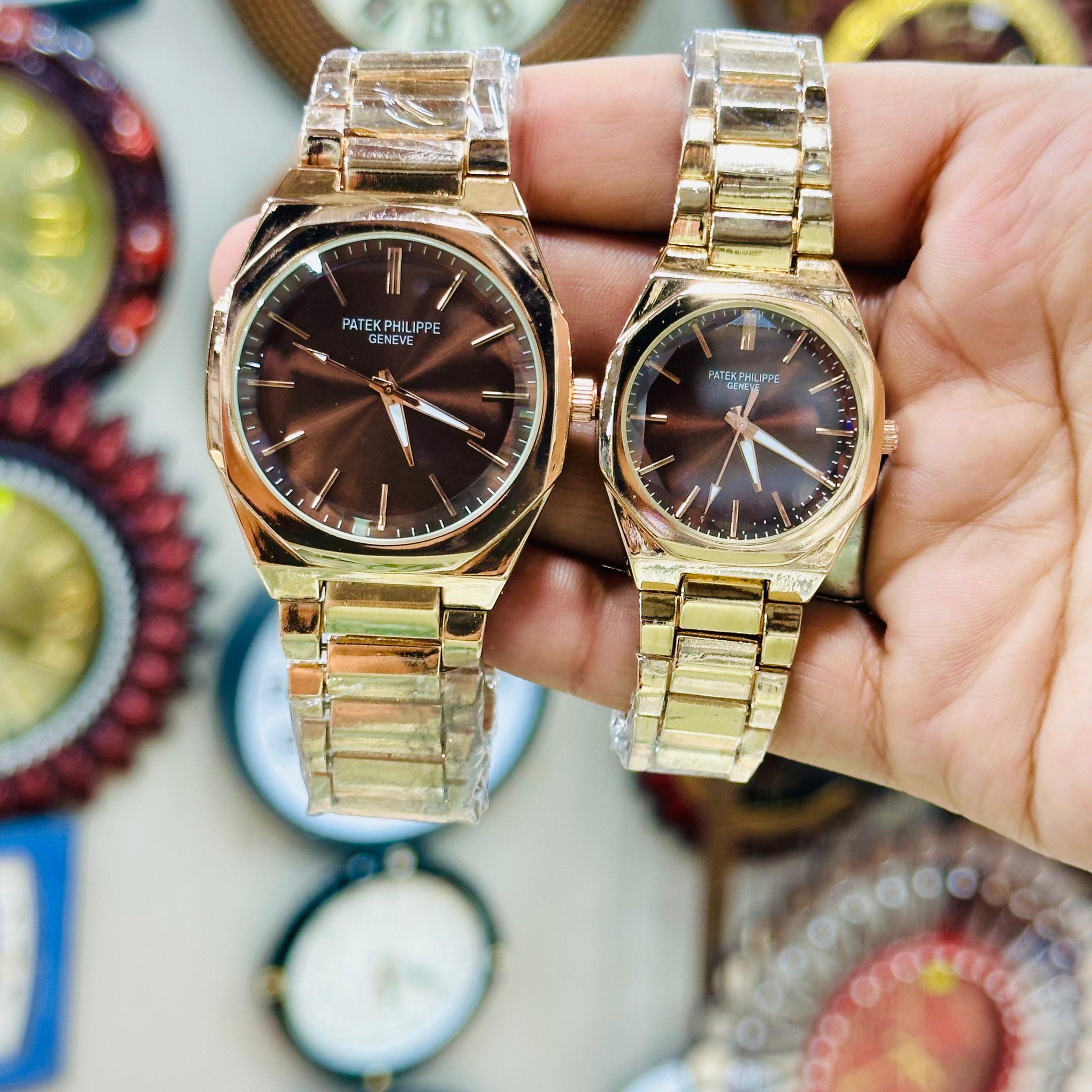 Patek Philippe Genuine Luxury Couple Watch Set – His & Her Edition